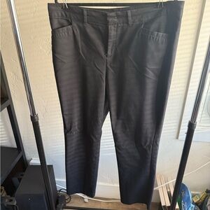 Gloria Vanderbilt Men's Sleek Black Dress Pants